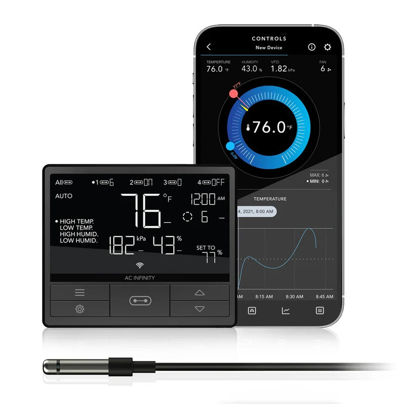 AC Infinity Controller 69 Pro WIFI & Bluetooth Controls 4 Devices