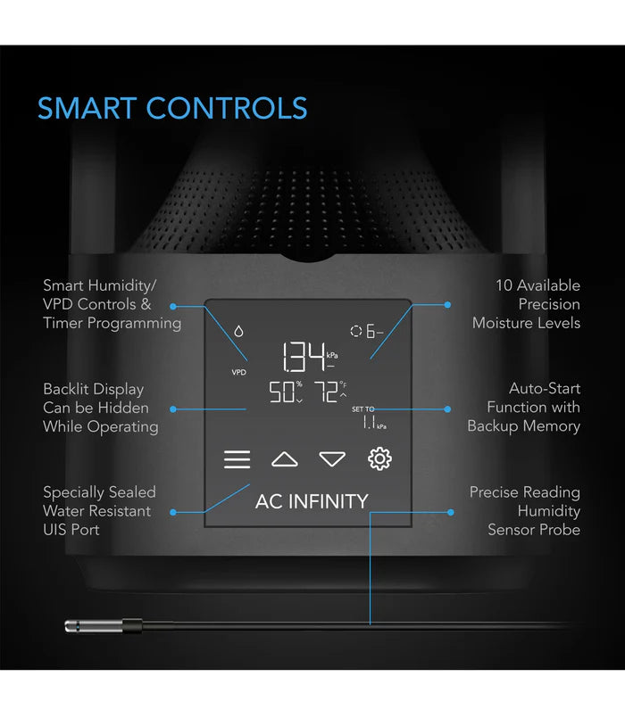 AC Infinity Cloudforge T3 V2 4.5L Humidifier