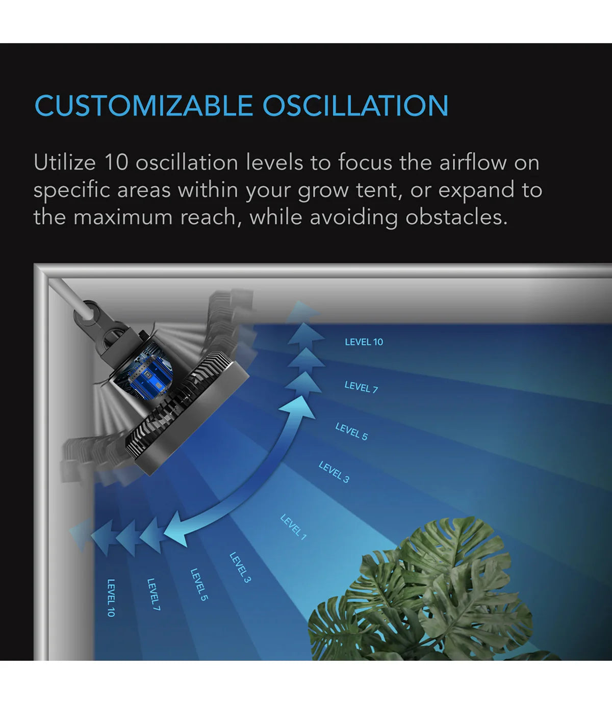 AC Infinity Cloudray S9 Gen 2 9” Clip Fan