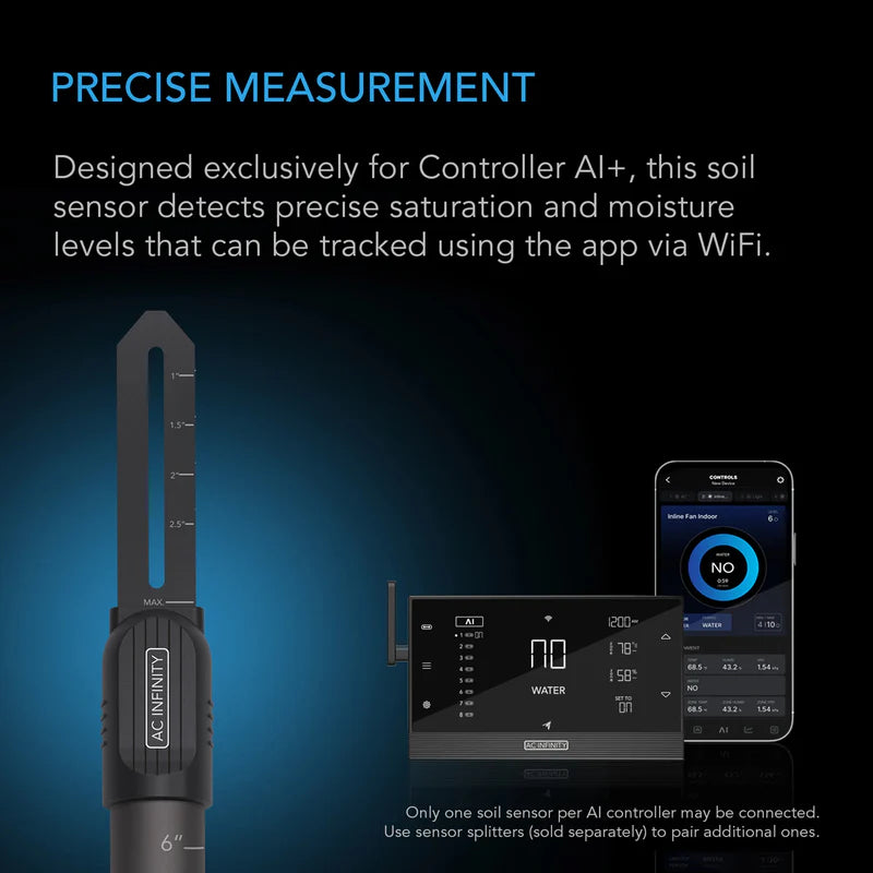 AC Infinity Soil Sensor Probe, for Controller AI+