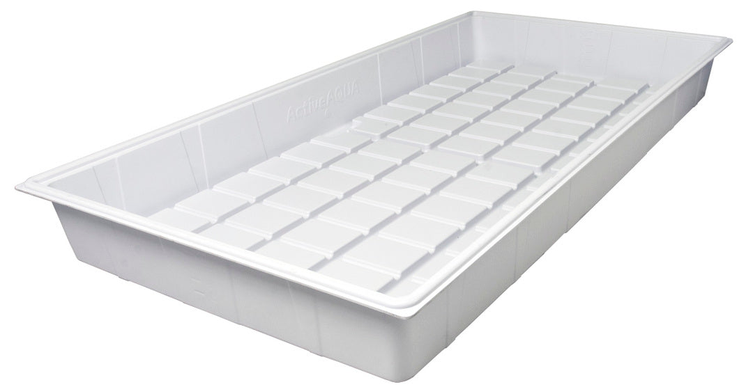 Active Aqua Flood & Drain Tray 3 x 6 / 92 x 186cm White