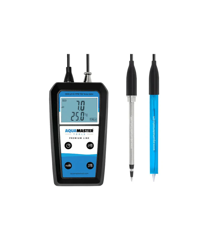 Aquamaster Tools Handheld Meter PH,EC,TEMP H600 Pro