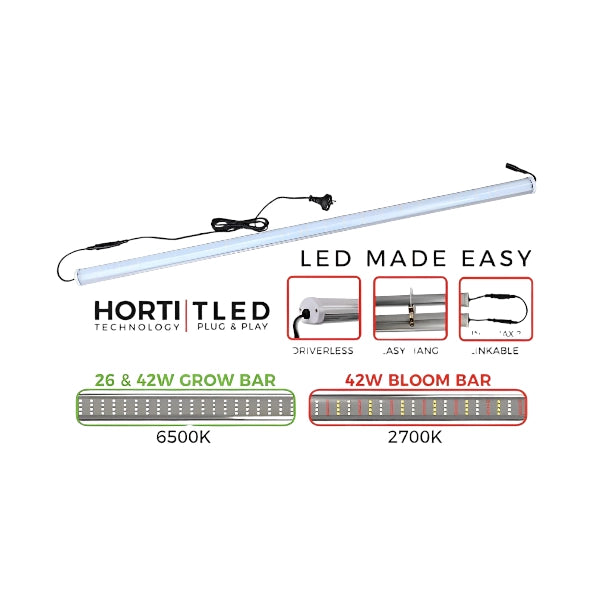 Hortivision TLED Driverless LED 26w & 42w