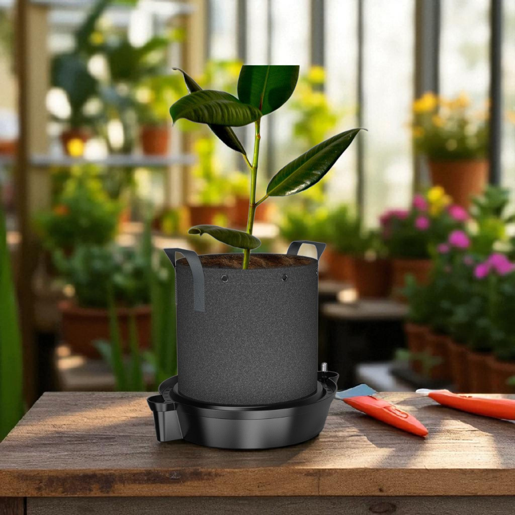 AC Infinity Self-Watering Fabric Pot Base 4 Pack