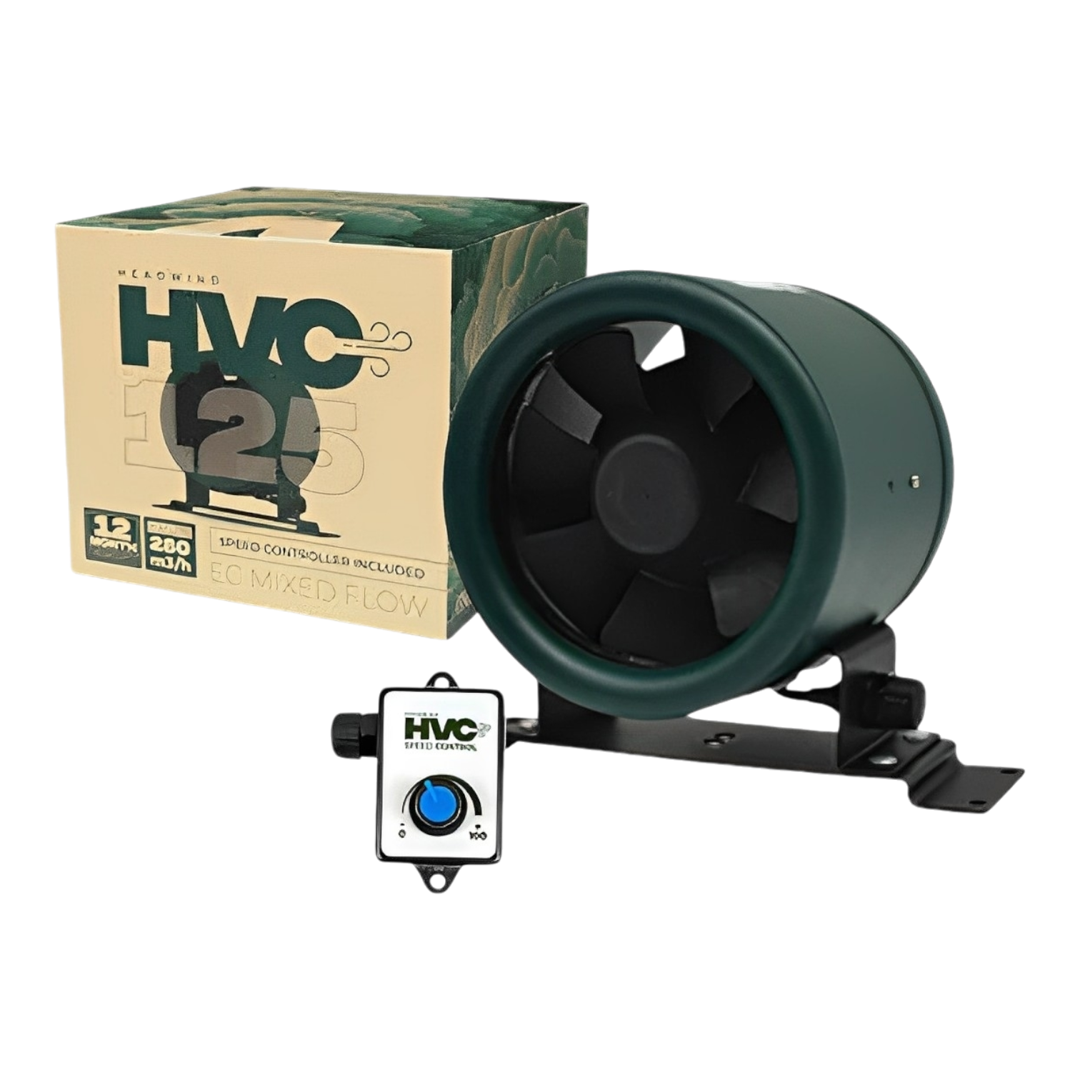 Headwind HVC EC Mixed Flow Inline Fan 100mm | 125mm