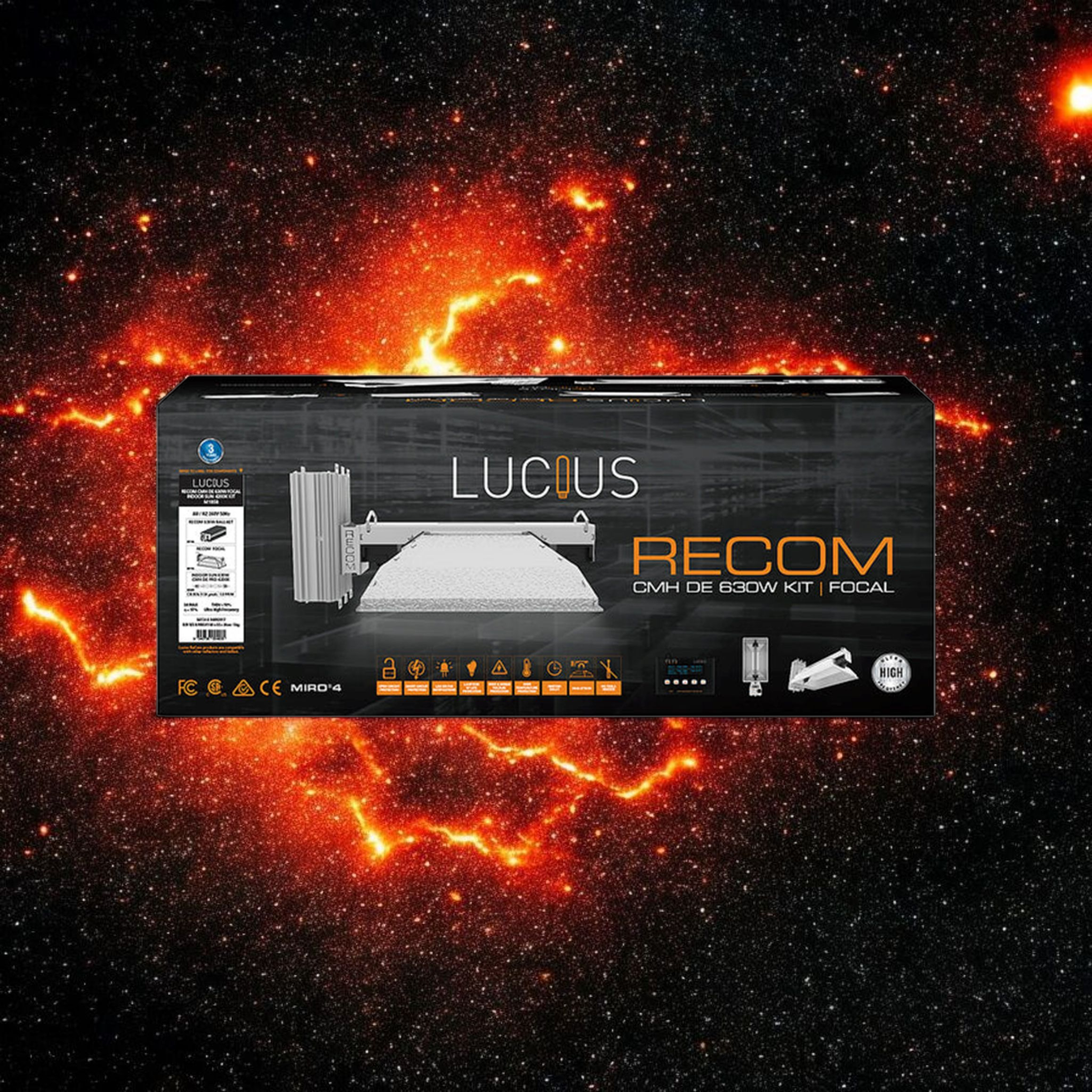 Lucius Recom 630w DE CMH Light Kit