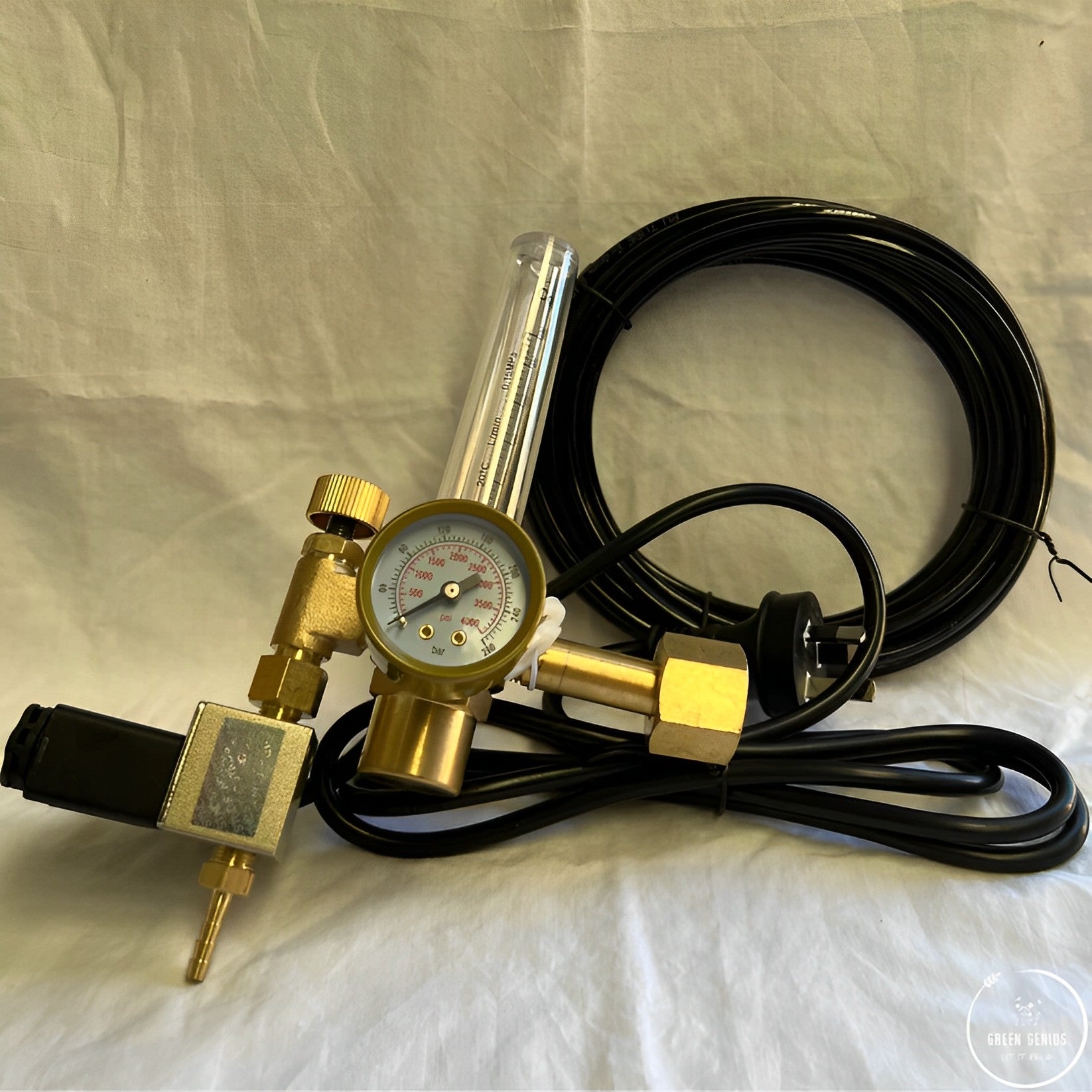 Pro Leaf CO2 Regulator,Flow Meter + Solenoid