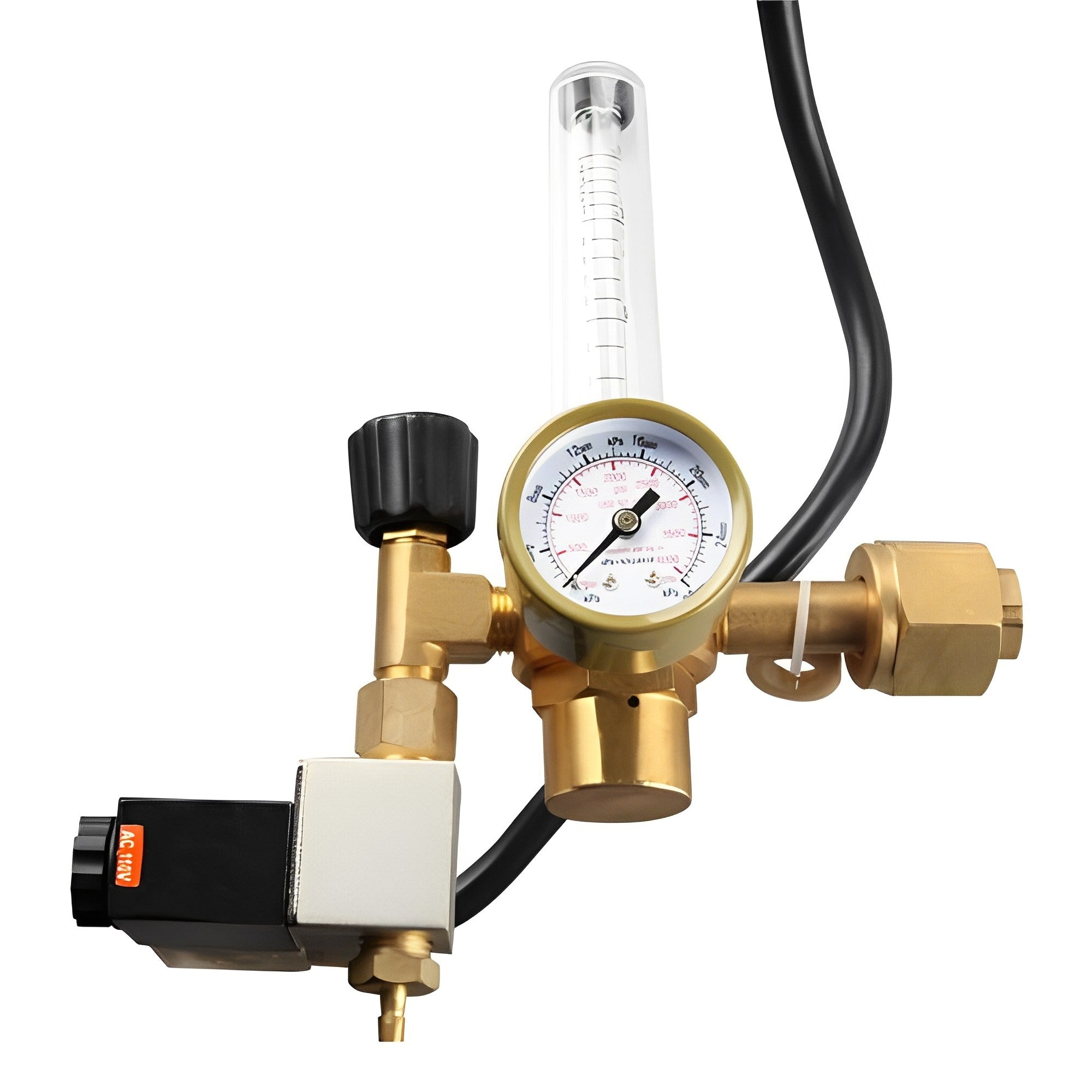 Pro Leaf CO2 Regulator,Flow Meter + Solenoid