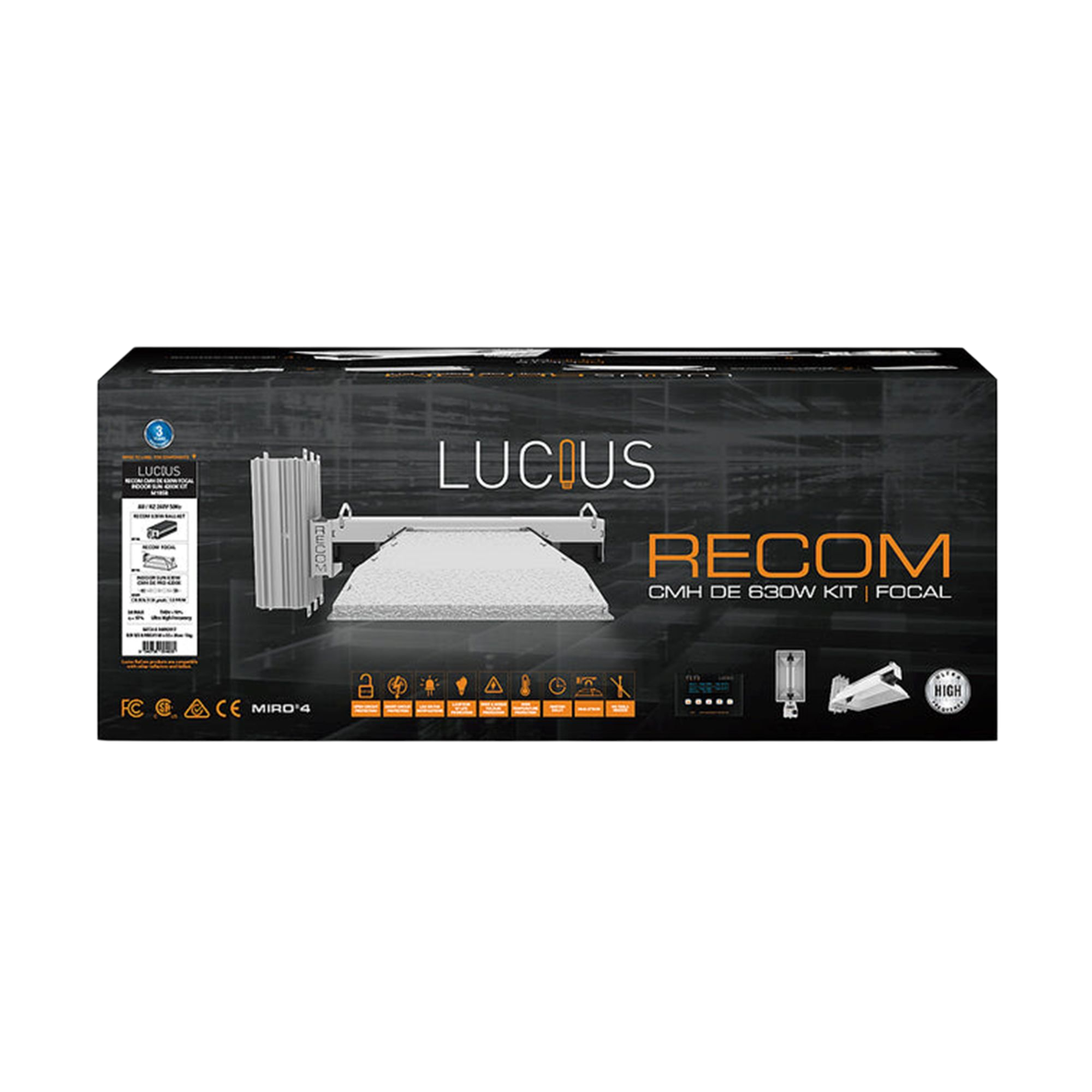 Lucius Recom 630w DE CMH Light Kit