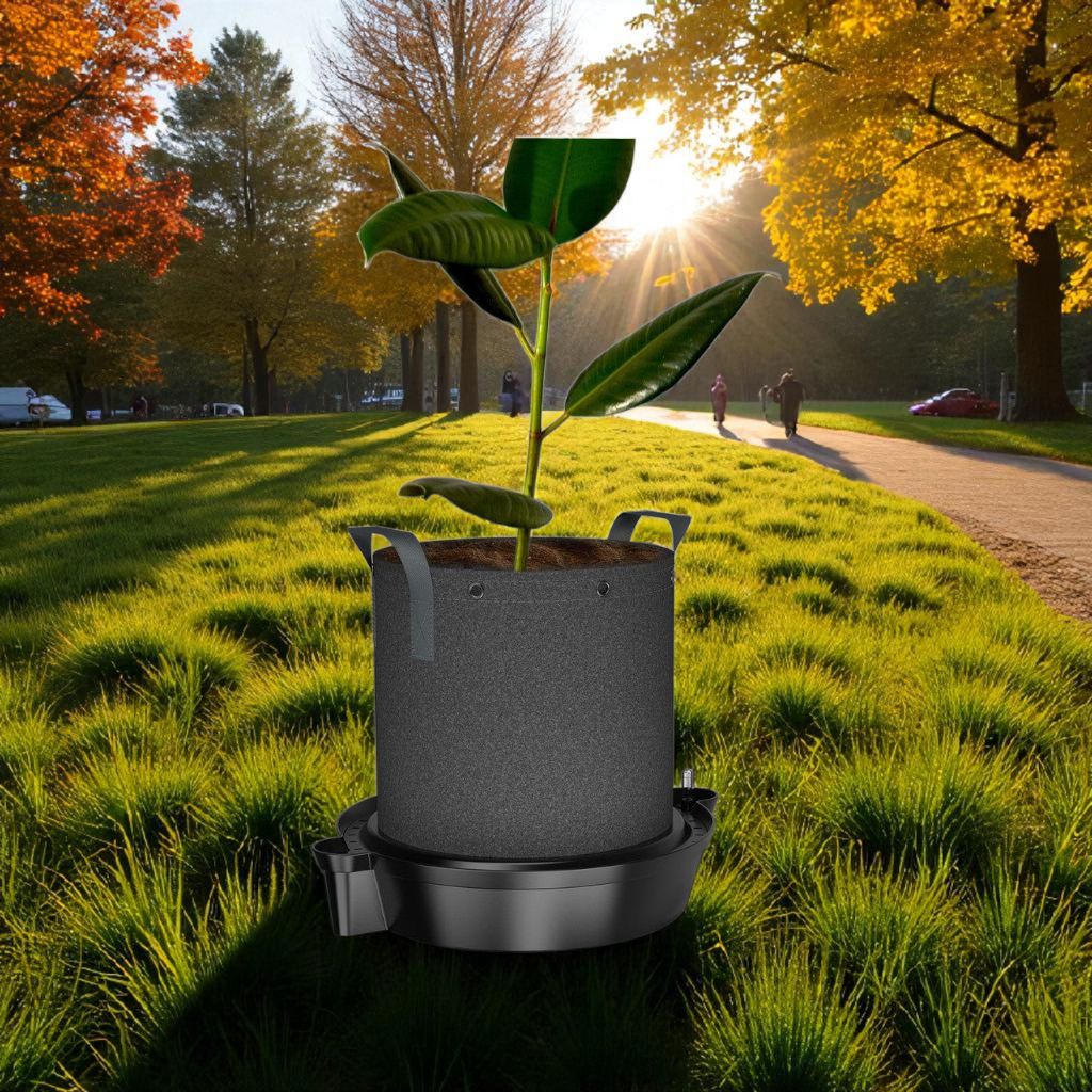 AC Infinity Self-Watering Fabric Pot Base 4 Pack