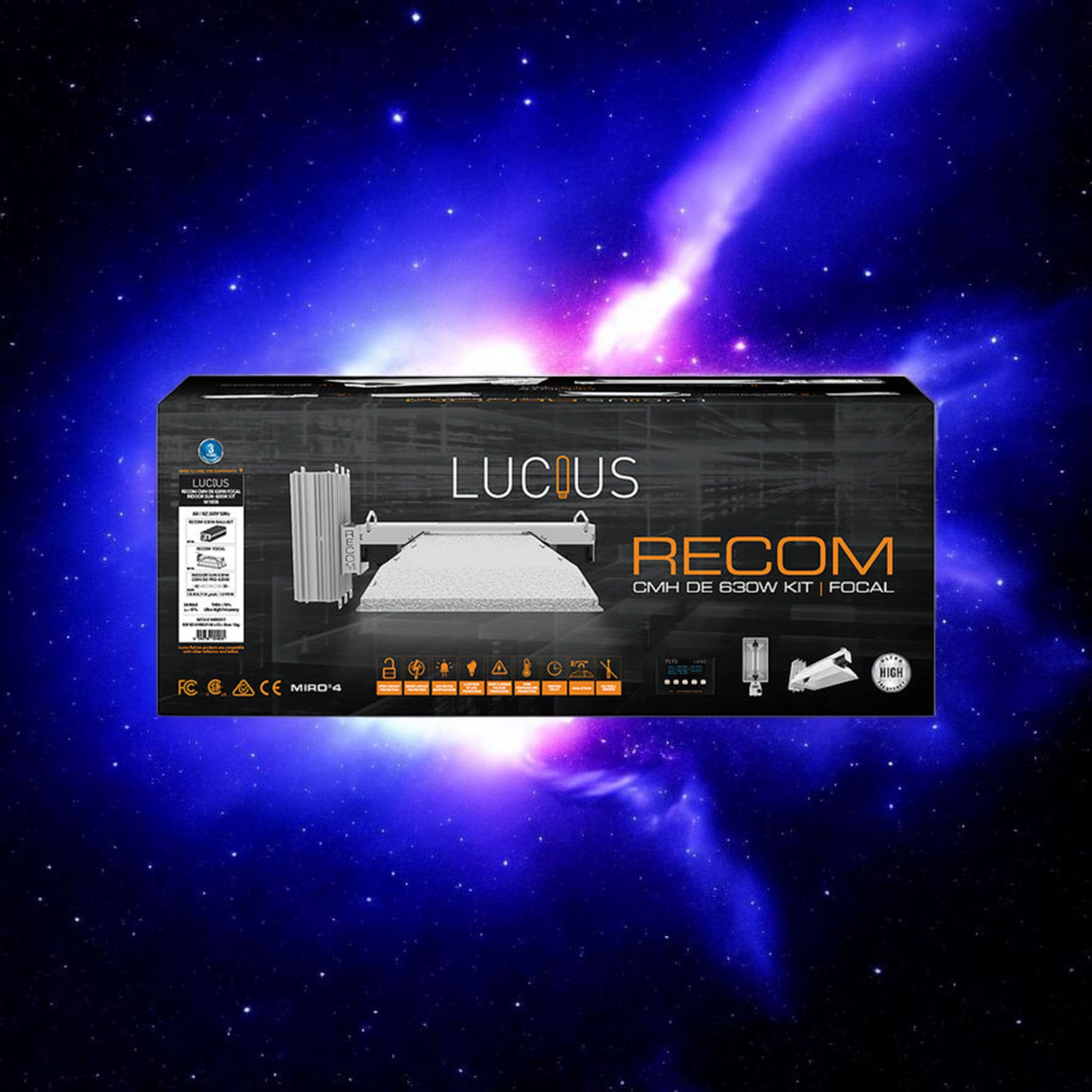 Lucius Recom 630w DE CMH Light Kit