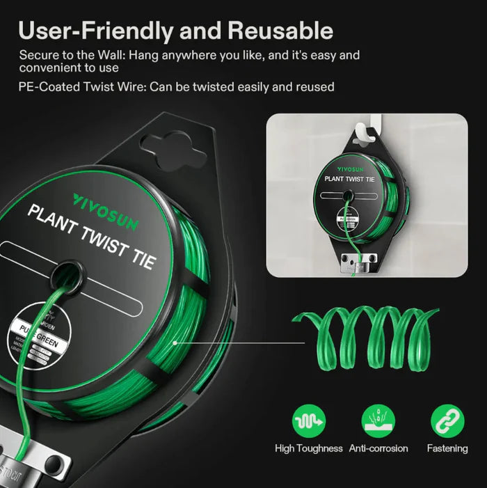 Vivosun Twist Tie Roll 100m