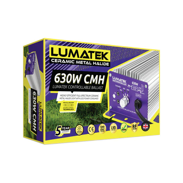 Lumatek 630 watt CMH DE Controllable & Dimmable Ballast - TG-Hydroponics