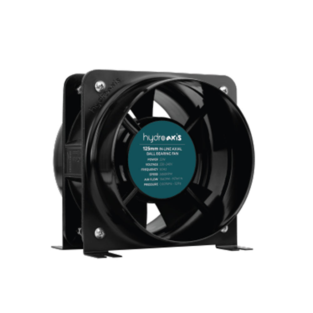 Black Inline Fan | Hydro Axis