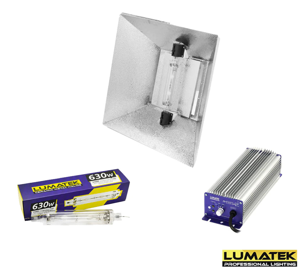 LUMATEK 630W DE CMH LIGHT KIT - TG-Hydroponics