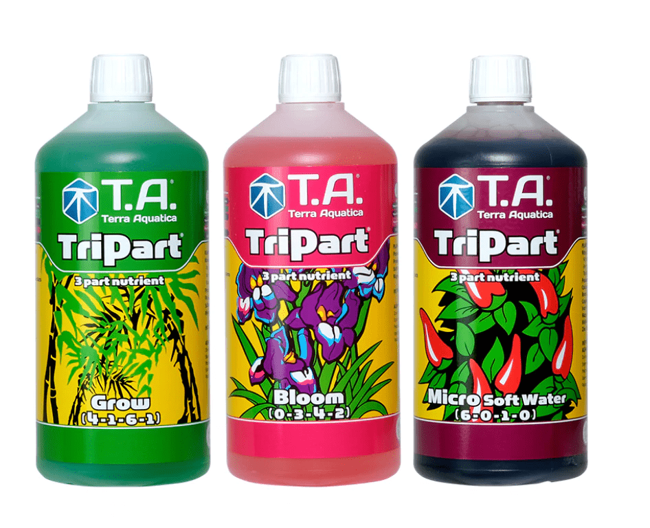TERRA AQUATICA TRI PART FLORA SERIES STARTER KIT | GROW/BLOOM/MICRO