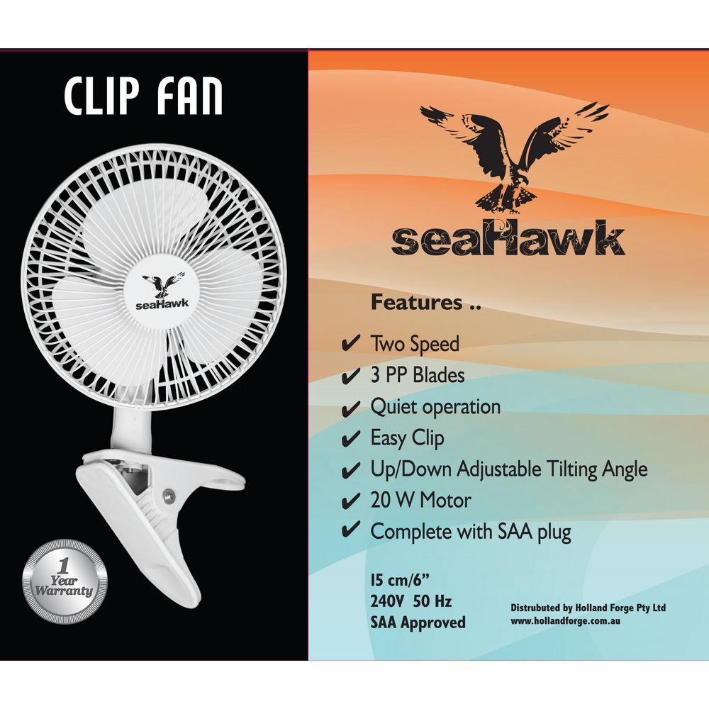 Clip Fan 16cm Seahawk - TG-Hydroponics