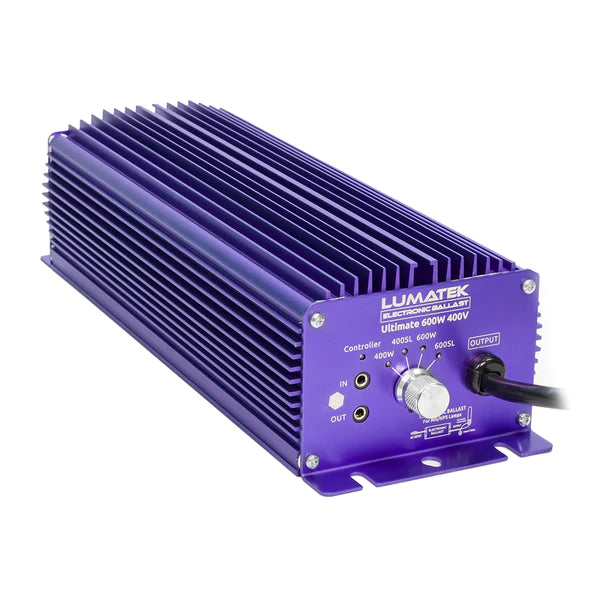 Lumatek 600 watt 400V Controllable & Dimmable Ballast - TG-Hydroponics