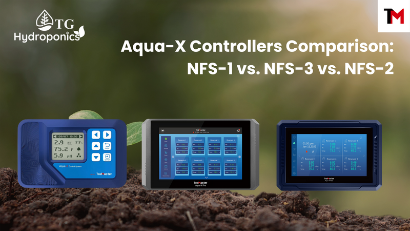 Aqua-X Controllers Comparison: NFS-1 vs. NFS-3 vs. NFS-2