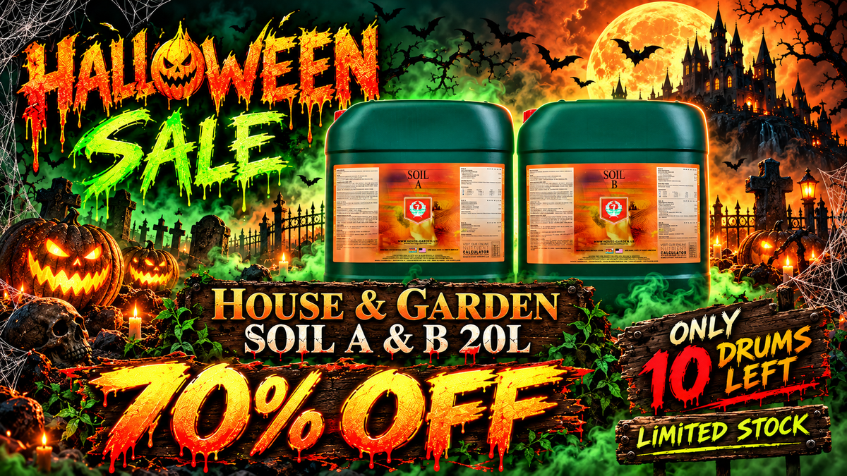 House & Garden Soil A & B Guide – Complete Soil Base Nutrient | TG Hydroponics
