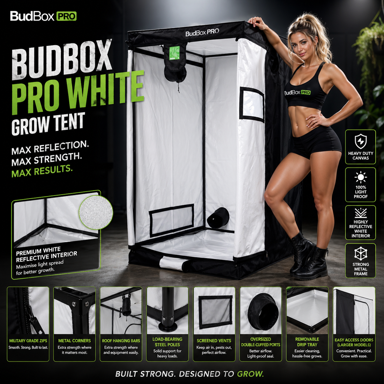 BudBox Pro White Tent