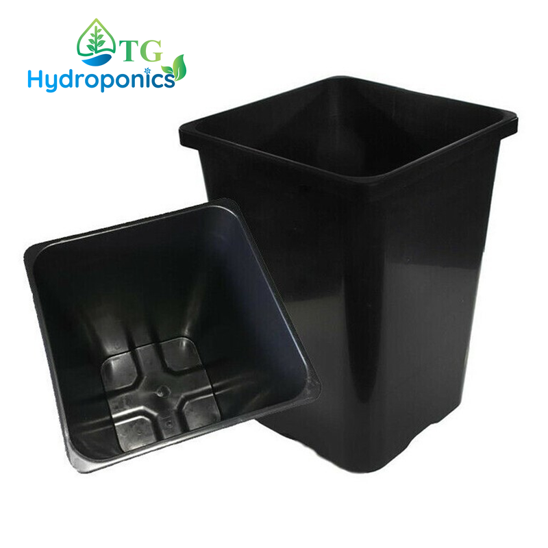 Bucket Black Square 290mm x 300mm 18L