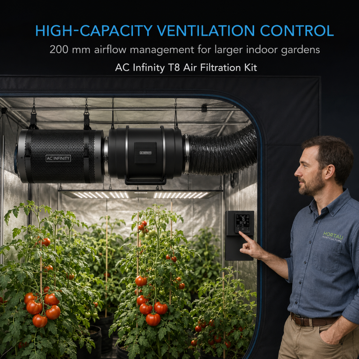 AC Infinity T8 Air Filtration Kit 200mm