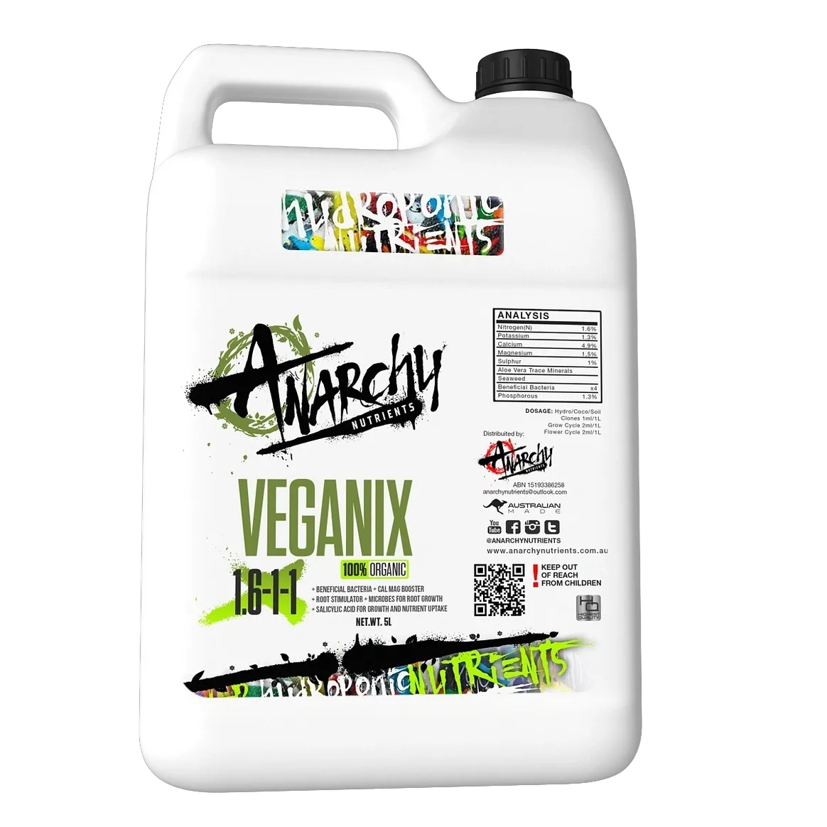 Anarchy Nutrients Veganix