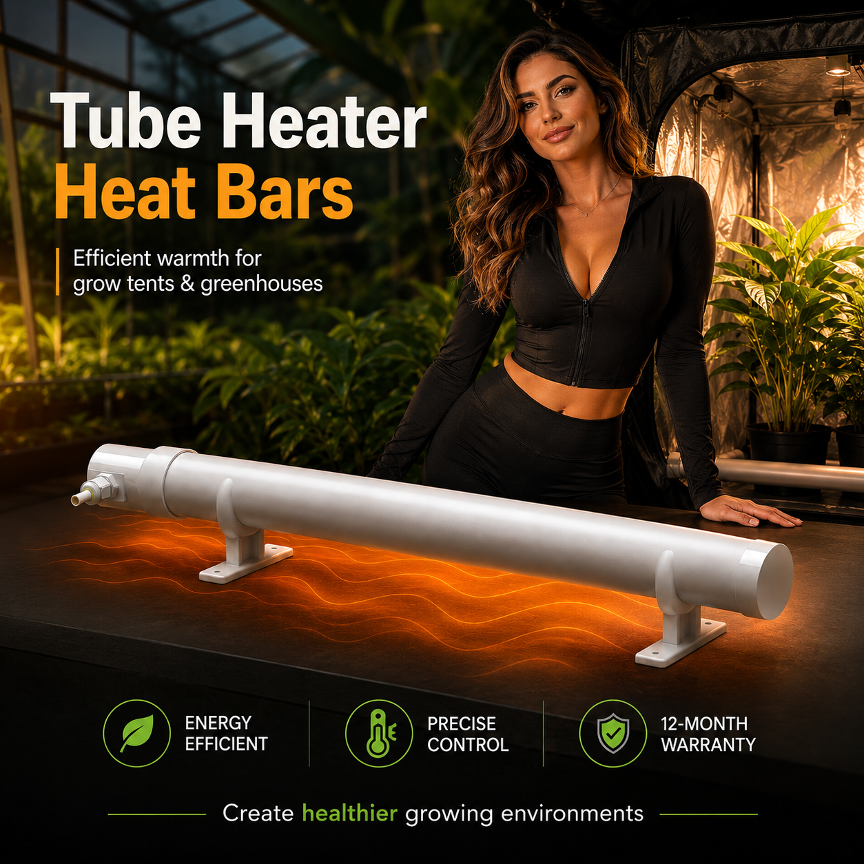 Cultiv8 Tube Heater Heat bars