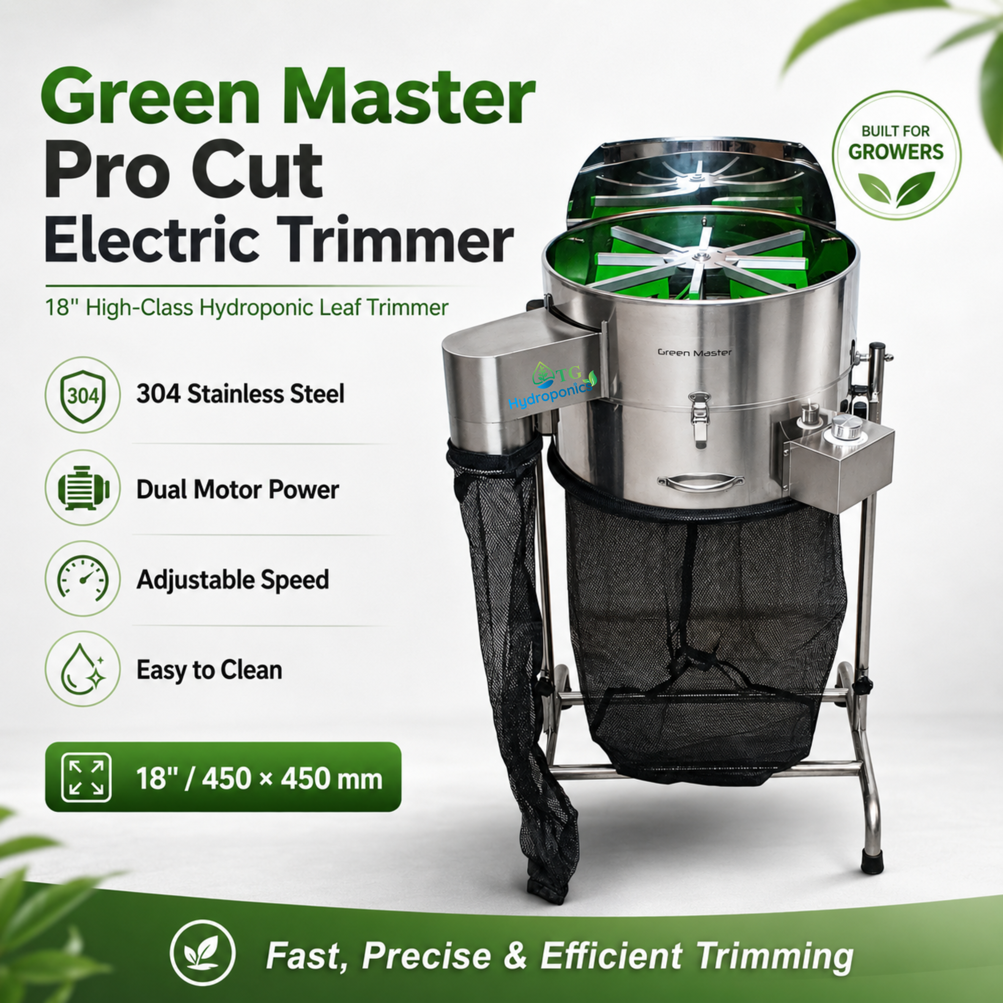 Green Master Pro Cut Electric Trimmer 18"
