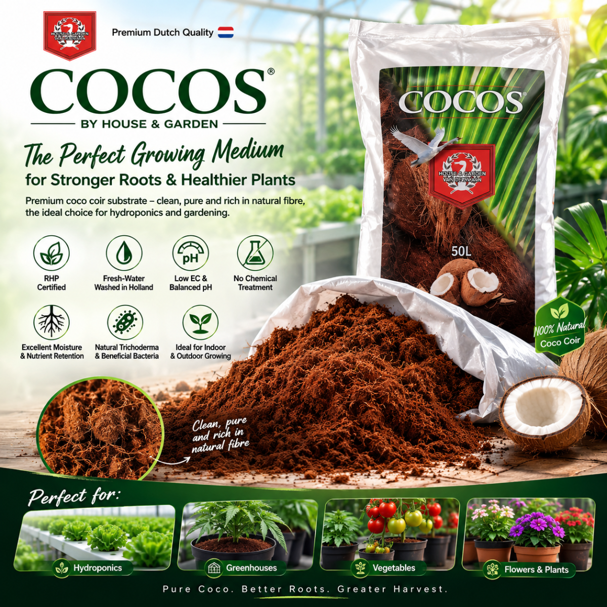 House & Garden Cocos 50L Bag