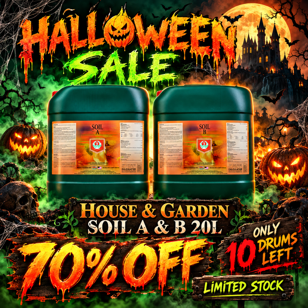 House & Garden Soil A & B – Two-Part Base Nutrient for Soil Growing