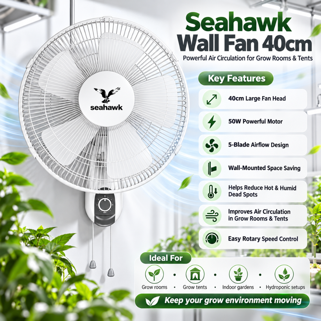 Seahawk Wall Fan 40cm 5 blade 50w