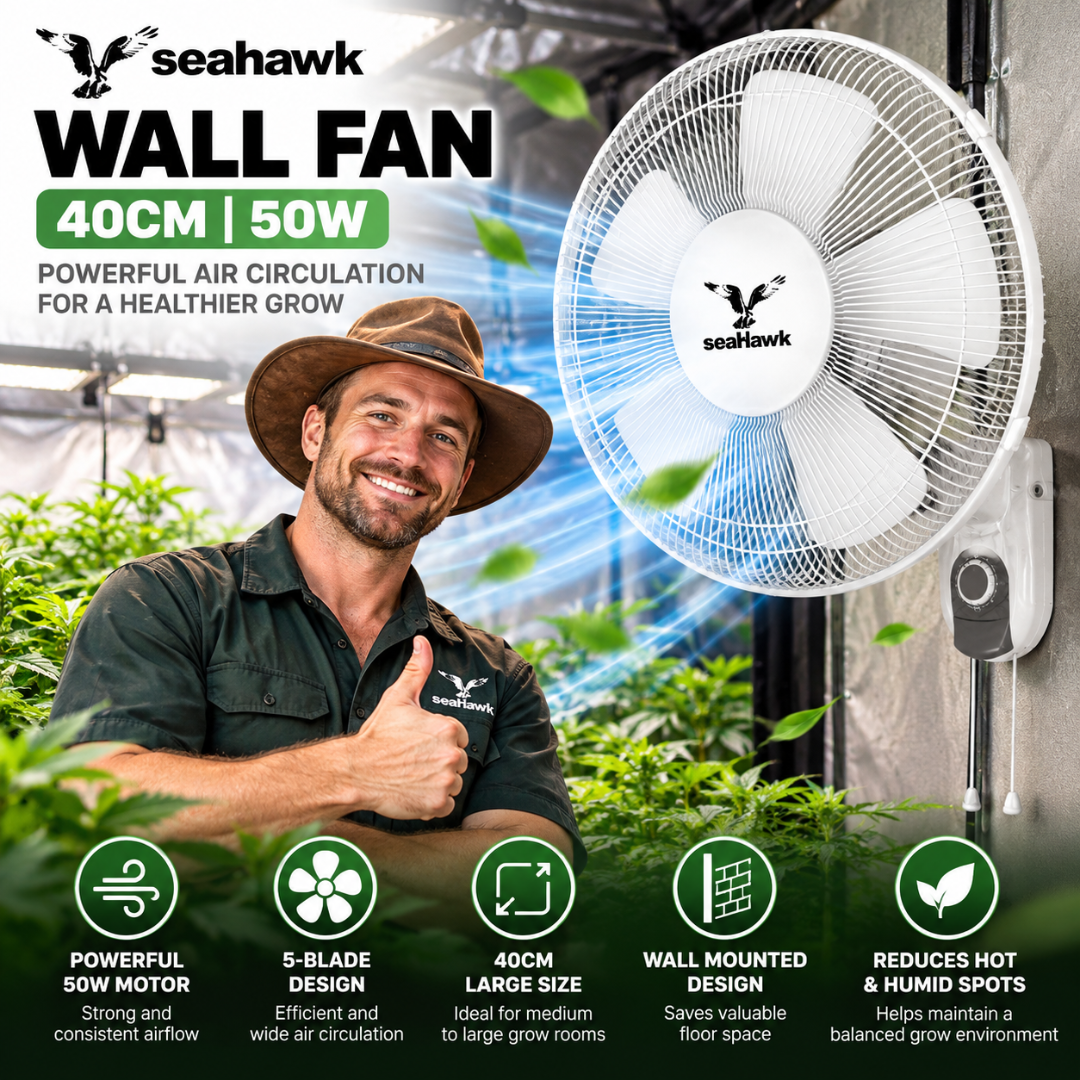 Seahawk Wall Fan 40cm 5 blade 50w
