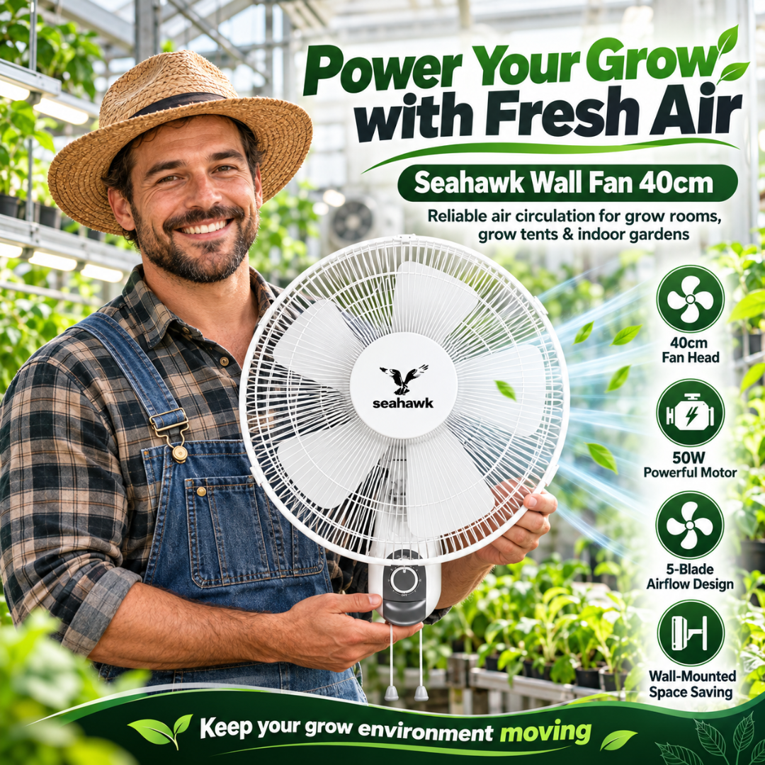Seahawk Wall Fan 40cm 5 blade 50w
