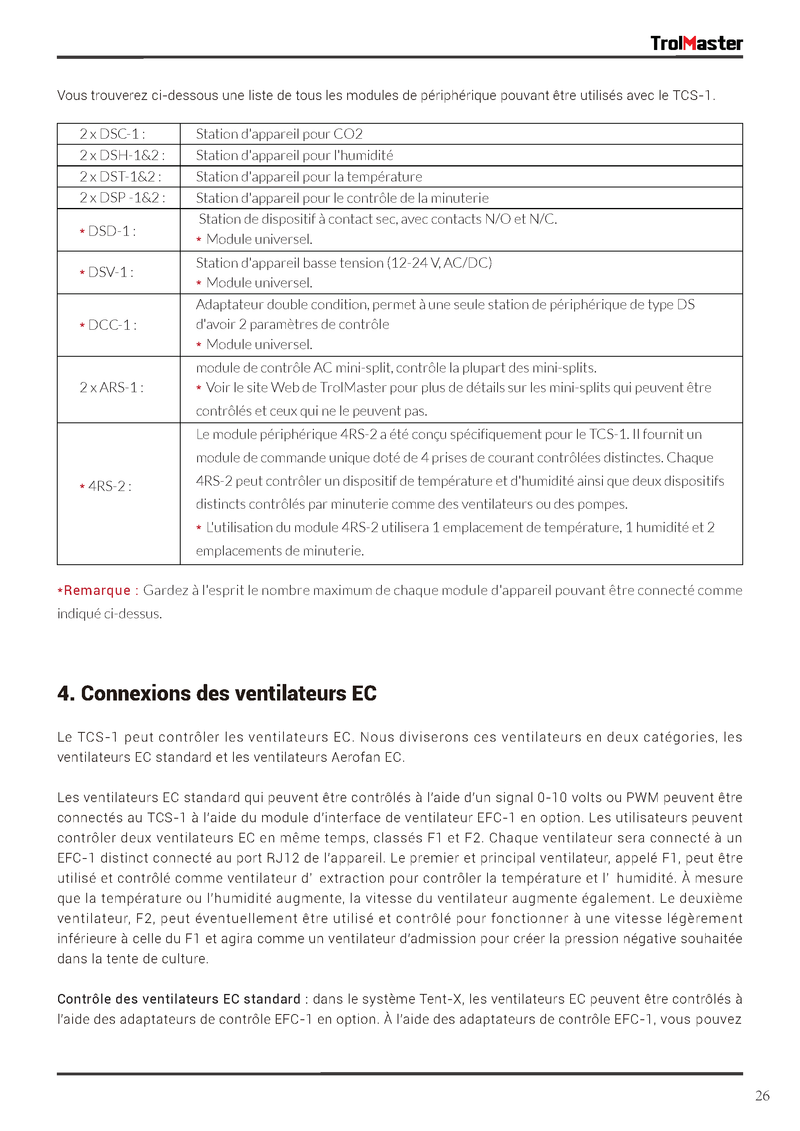 TrolMaster Tent X Control System TCS-1