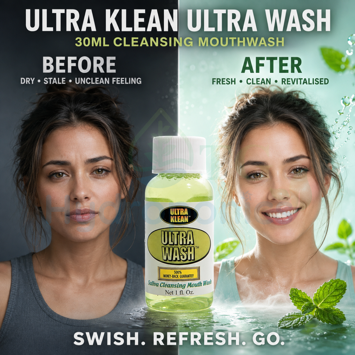 Ultra Klean Ultra Wash Detox Mouthwash 30ml