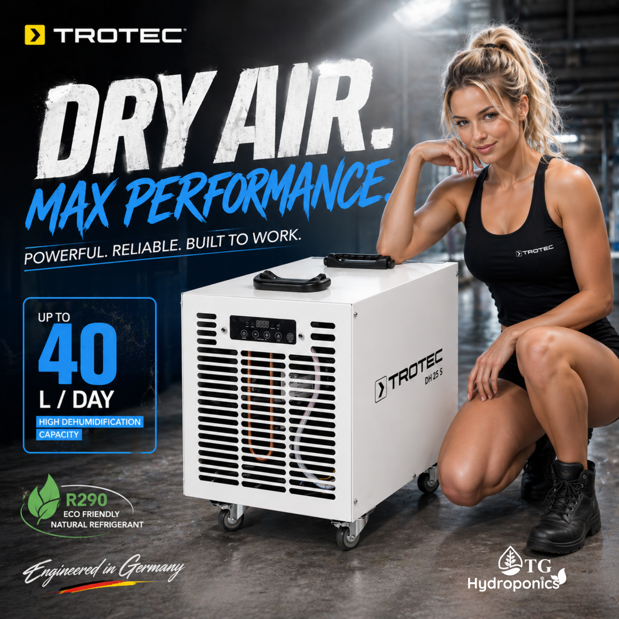 Trotec DH 25 S Industrial Condensation Dryer