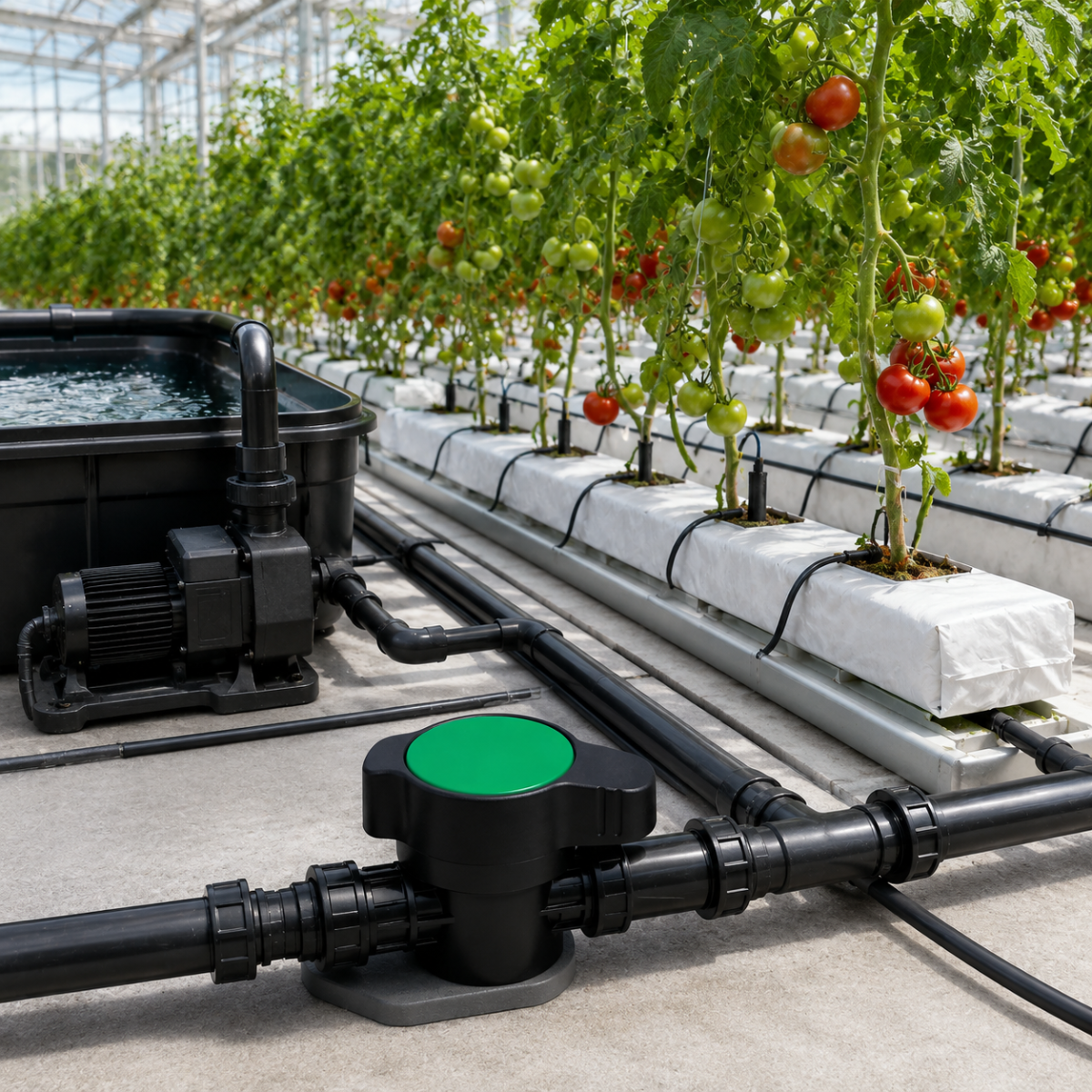 Antelco Green Back Valve 25mm | Barbed Inline Irrigation Shut-Off Valve