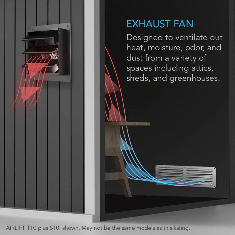 AC Infinity Airlift T14 Shutter Exhaust Ventilation Fan with Controller 69 Pro