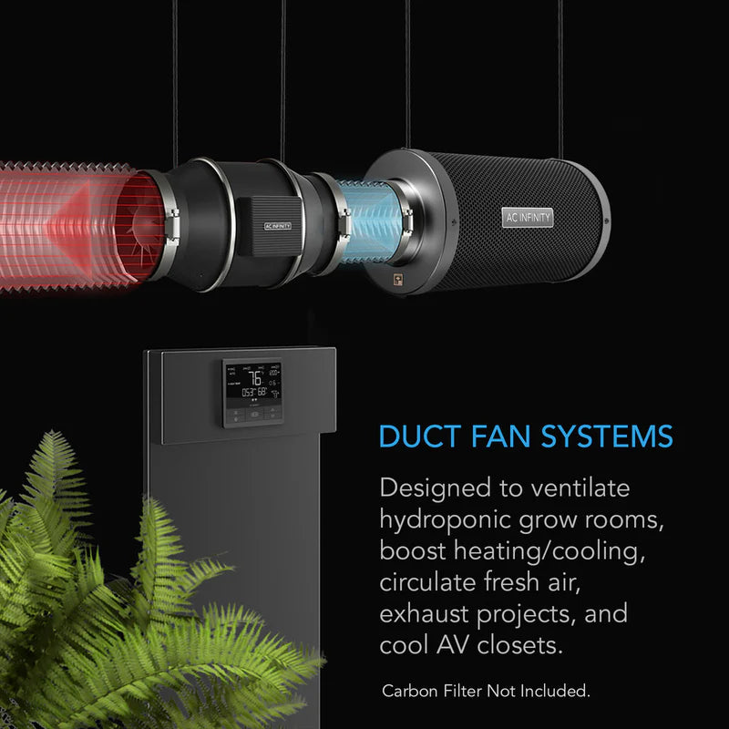 AC Infinity Cloudline Fan T10/ T12 & Carbon Filter Kit