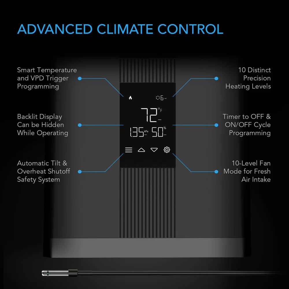 AC Infinity Thermoforge T3 Environmental Plant Heater